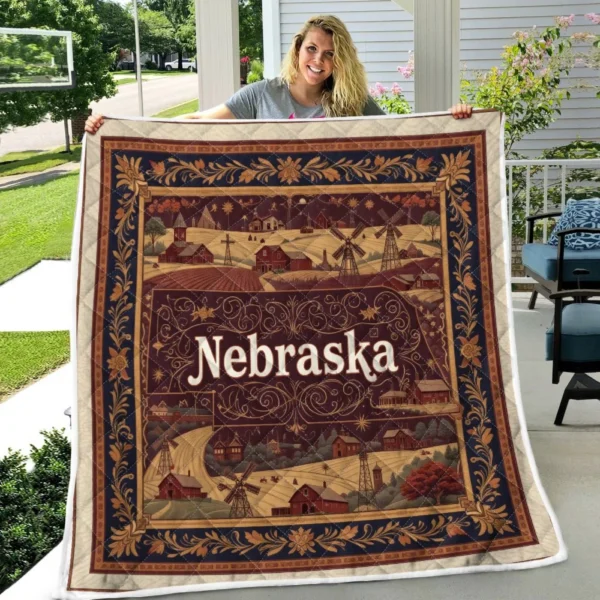Nebraska Premium Quilt