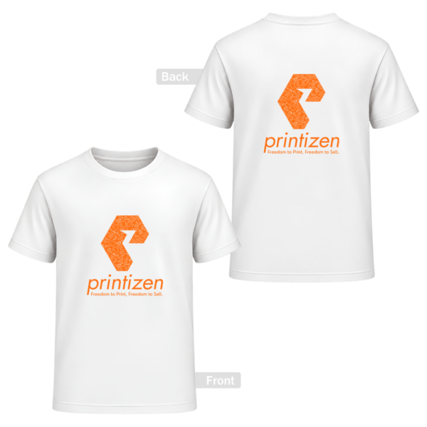 2 Sides Print Unisex Short Sleeve T-shirt (Demo)